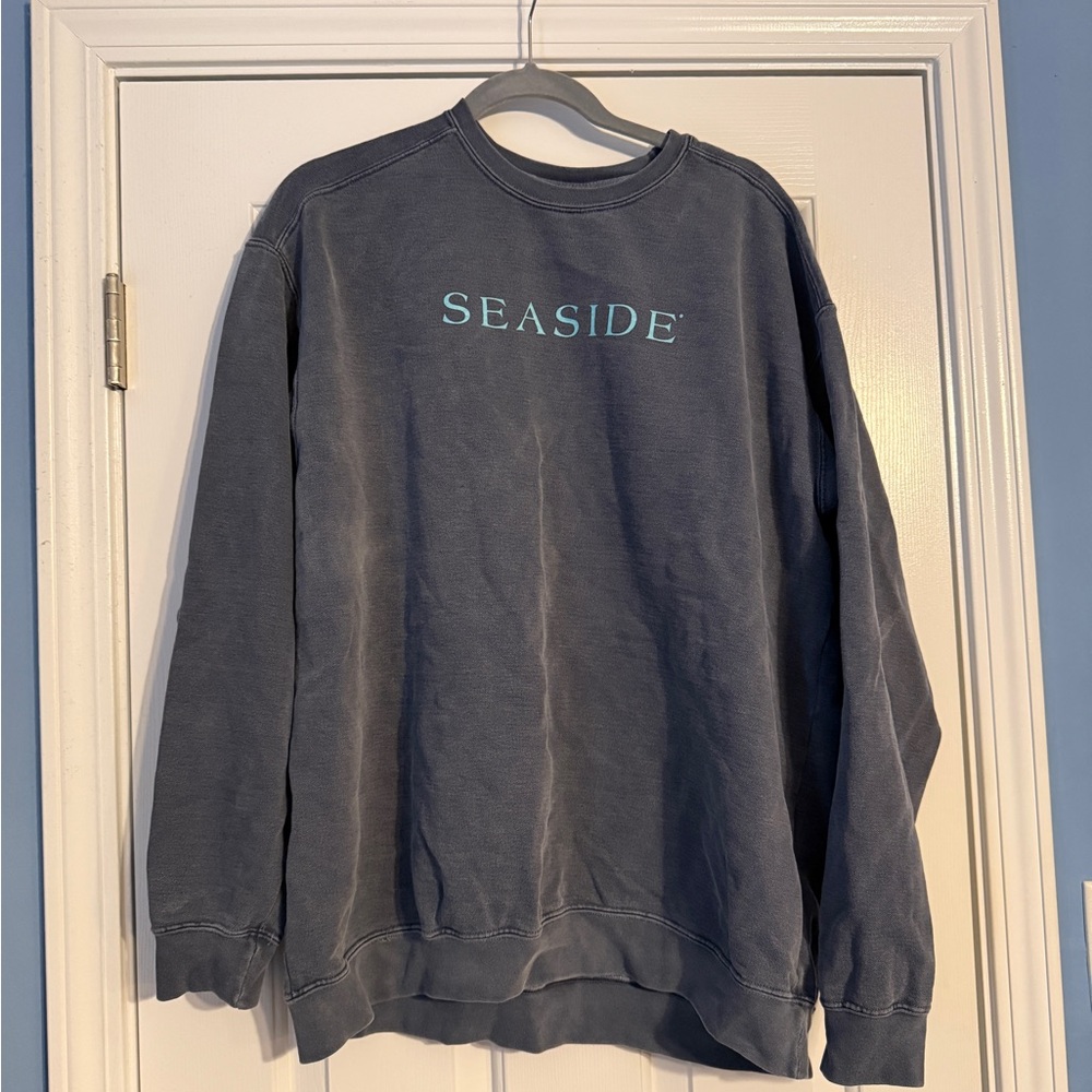 Slate Blue Seaside Sweatshirt XL